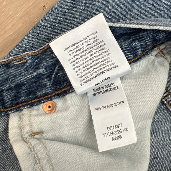 Citizens of Humanity Jeans Women 25 Annina High Rise Wide Leg Relaxed Button Fly - Picture 6 of 8